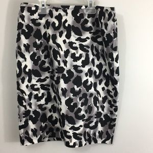 cache leopard print skirt